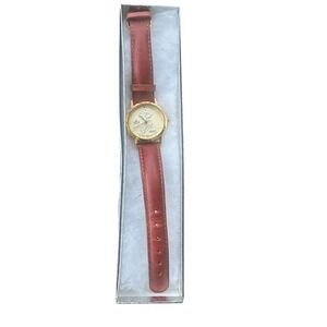 Lorus Gold Coin Mickey Mouse Retired Watch for Women&Men Rare needs new battery